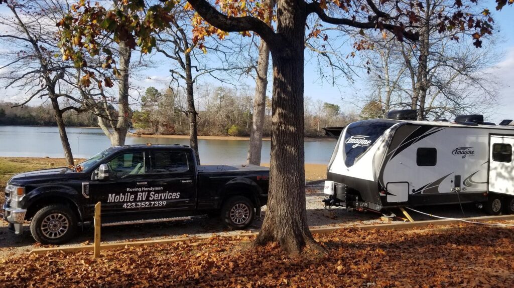 Photo of the RV Handyman repair truck.